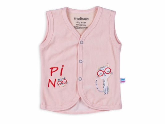 GÖZLÜKLÜ KEDİ KADİFE YELEK