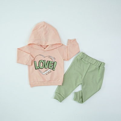 LOVE KAPŞONLU 2 Lİ TAKIM