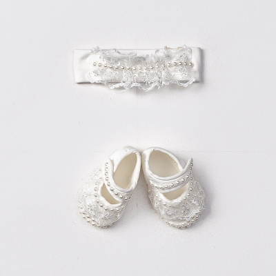 KIZ EL YAPIMI PATİK BANDANA SET