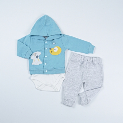 KÖPEKLİ 3 LÜ  TAKIM