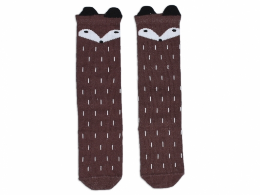 TİLKİ DESENLİ ÇORAP