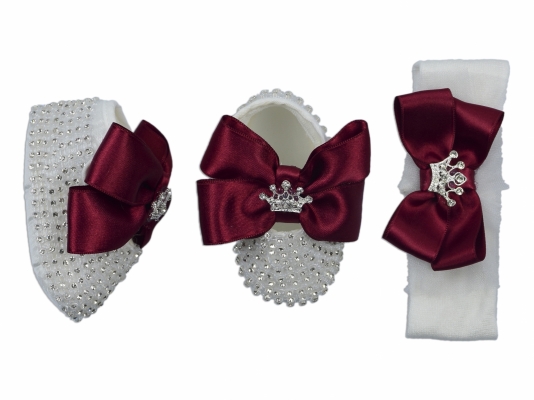 KIZ EL YAPIMI PATİK BANDANA SET