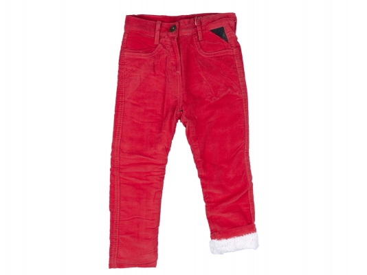 AYLIK KIZ POLARLI KADİFE PANTOLON