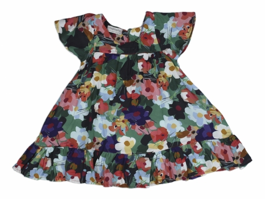 PAMUK VİSKON ELBİSE 2-5 YAŞ