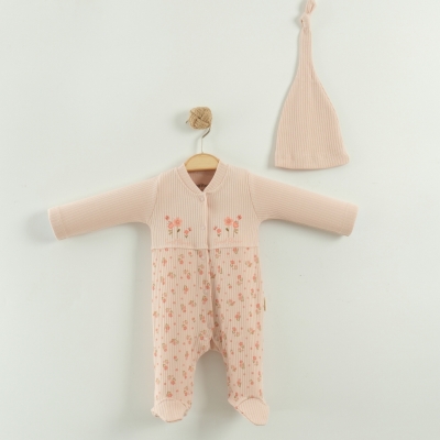 SWEET FLOWER DESENLİ ŞAPKALI 2 Lİ TULUM