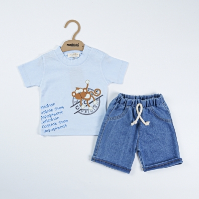 MAYMUN KOT ŞORTLU İKİLİ TAKIM