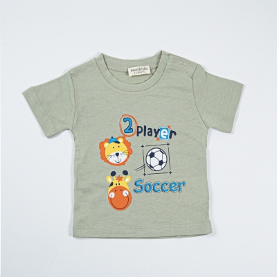 TWO PLAYER BASKILI AYLIK TİŞÖRT