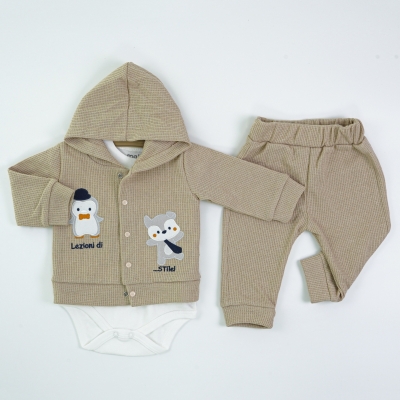 PENGUEN NAKIŞLI 3 LÜ TAKIM